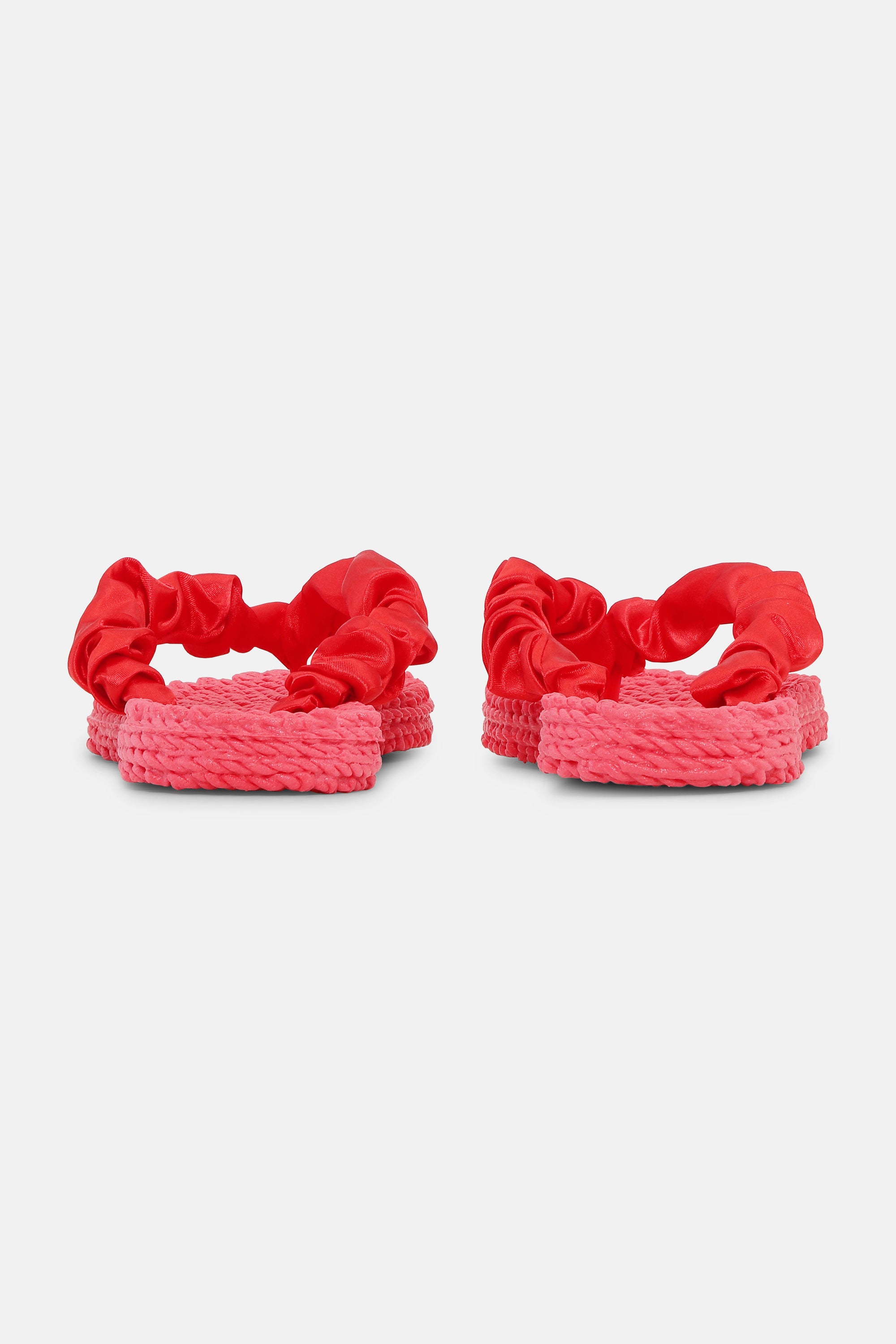 Chanclas Tejido - Raspberry